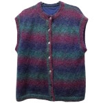 ITALY 유럽수입 니트 조끼 여 66/77 J5703 : 스카이빈티지