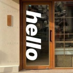 COFFEE 레터링 스티커 시트지 카페 유리문 유리창 화이트 대형 : 오케이와이