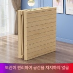 기숙사 베드 나무 원룸 평상 침대 받침대 접이식 침대프레임 원목  깔판 다층 복층 : 사각형님
