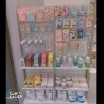 스탠드 타공판 진열대 철제 네트망 약국 타공보드 페그보드 거치대 소품걸이 액세서리 : 루비포유스토어