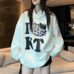 케이티티(K.T.T) | [러블리] 케이티 프린팅 오버핏 후드 티셔츠 : 완스몰