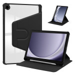 갤럭시탭 A9 플러스 케이스 투명 S펜수납 북커버 회전 그레이, 탭 A9+ : 스냅케이스