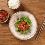 방이굴림만두 떼굴 지리산버크셔K냉제육과 홍어무침(500g) : 방이굴림만두 떼굴