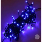 YGSA 100구 LED 남색 지니전구 10m 크리스마스트리장식 어린이집성탄전구 : 양근상사