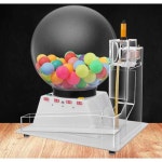 자동 로또 기계 행운권 뽑기 복권 오락기 랜덤 번호 경품 하드커버 60볼 : 오토라이즈