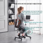 공부방 거꾸로 무릎 세트 의자 테이블 받침 허리 편한 인체공학적 무릎 의자 책상 세트 : 프라임위너
