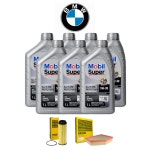 BMW M550d 엔진오일 G30 (17-23년식) 모빌 올인원 5W30 7통+오일필터+에어필터 : 자동차  오일
