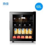 쇼케이스 냉장고 가정용 음료 사무실 음료수 소주 술장고 원룸 60L 조명 : 오토라이즈