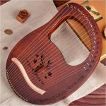 리라 19음계 미니하프 가방 원목사슴 나무 딥브라운 : 마니사바