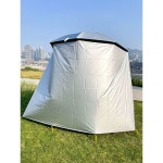 튼튼한 파라솔 낚시 그늘막 우산 차양 방풍 가림막 천 2.4m 반커튼 플라스틱 1.8m : 네스트리1