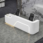 안내 데스크 인포메이션 업소용 카페 모던 원목 로비 : 주식회사소프트무드