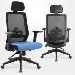 회계 사무직 업무용 높낮이 조절 회전오발의자 회의실 관공서 작업실 학원 : 원픽트리