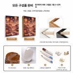 유화 그림그리기 DIY 크리스마스 풍경화 캔버스 색칠 J6658 클래식스탠다드 세트 30x40cm 수제DIY : 무시엠