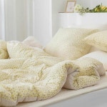 굿토스 꽃무늬 차렵이불 Q (옐로우) 자취이불 : 굿토스