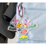 독서용 스티커꾸미기 투명 책갈피 키링 만들기 2개 학교 어린이집 : 두치와 모모상점