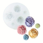 공예점토비누양초 장미 3D 에폭시 콘 적합한 데이 장식에 : 홈베이직134
