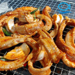 손질 꼼장어 950g 자갈치 곰장어 볶음 소금구이 : 바다더해