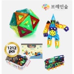브레인숲 브레인 자석블록 1212 유치원 어린이집 학원 교습 교구 단체 창의력 : 마켓디에이알