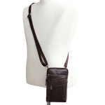 소가죽크로스백 남자미니크로스백 가죽슬링백 미니백 가방 여행 패션 핸드폰 소형 : 엠에스24