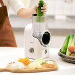 보만 전동 채칼 오토슬라이서 2세대 자동 야채 당근 채썰기 다지기 ASL286DTW (채칼 5종 포함) : 보만코리아