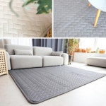 탄소 누빔 겨울매트 온열매트 150X200cm 전기매트 그레이 캠핑매트 : 디에스유통산업