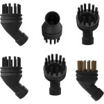 타일 클리너 준공청소 다목적세정제 입주청소 가우티 G2024 스팀 클리너와 호환되는 6팩 나일론 및 황동 브러시 세트 : I비컴퍼니