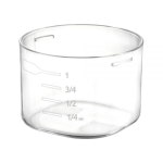 P-ZOONPE 개 사료 보관을 위한 플라스틱 씰 뚜껑 내구성 있는 식품 등급 PP 소재 투명 눈금 계량컵 2.8L 용기에만 적용 가능 592565 : GRS