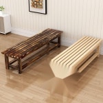 [휴식을 위한 선택] 헬스장의자 원목벤치 사우나벤치 휴게실 긴의자 : 화양-연화