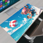 원피스 샹크스 조로 로빈 에이스 pc방 게이밍 장 마우스 패드 매트 굿즈 대형 사무실 토니 쵸퍼 컴퓨터 책상 테이블 키보드 노트북 카펫 러그... 