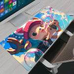 원피스 샹크스 조로 로빈 에이스 pc방 게이밍 장 마우스 패드 매트 굿즈 대형 사무실 토니 쵸퍼 컴퓨터 책상 테이블 키보드 노트북 카펫 러그... 