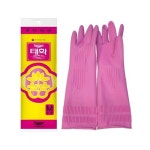 태화 고무장갑 선밴 M 1개 주방 식당 설거지 업소용 : 골든클리어