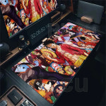 원피스 샹크스 조로 로빈 에이스 pc방 게이밍 장 마우스 패드 매트 굿즈 컴퓨터 액세서리 게이머 잠금 가장자리 키보드 멋진 플레이 테이블 PC... 