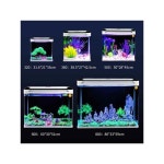 무환수 자동청소 어항 일체형 수조 미니 자동환수 유리 표준 320 : 로얄테크윈