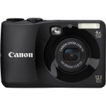 디지털 카메라 쵤영용 손떨림방지 미니 캐논 파워샷 A1200 12.1MP 카메라, 4배 광학 줌 블랙 리퍼 : L비컴퍼니