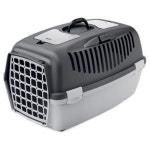 강아지 플라스틱문 이동장 걸리버3 1P 외출용품 애견 켄넬 그레이 켄넬 : 알뜰 추천 창고