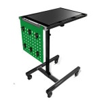 유압 리프팅 작업대 정비소 높이 카트 정비 차량 보링 하중 용량 50-80kg (옐로우) : 남 스토어