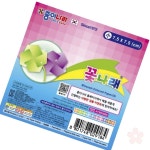 브리드샵 종이나라 1500 꽃나래4 소 10색 80매 7.5x7.5cm 미술용종이 미술재료 : 브리드샵