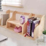 킵더업원 고무나무 4칸 책꽂이 800 H6925 책상책꽂이원목 : 킵더업원