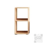 킵더업원 2단 2칸 삼나무 낮은책장 H6322 예쁜책꽂이 거실책꽂이 사무용책장 : 킵더업원