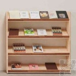 킵더업원 4단 삼나무 선반책장 1150 H6709 선반형책장 : 킵더업원