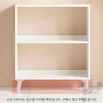 킵더업원 2단 2칸 낮은책장 H6384 박스수납장 소품장 소품수납장 : 킵더업원