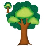 신형투톤펠트 소형나무펠트 나무펠트 1개 꾸미기 아트 : 제스트해피