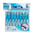 이코노플러스 덴탈케어 유한 8입 2단미세모 부품 자재 : 워니24