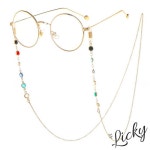 LI 큐빅 안경줄 골드 패셔너블 선글라스소품 : 럭키인터내셔널