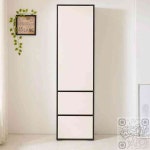 킵더업원 주방 투서랍 수납장 500 H5212 선반장 거실수납장 주방콘솔 : 킵더업원