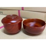 1인세트 고급스러운 물푸레나무 주발 세트 국산 통나무 주발 가정용 전통 : 알람에이피