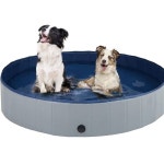 접이식 강아지 수영장 120x30cm 대형견 애완용품 목욕통 물놀이 : 알람에이피