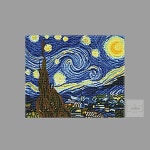 보급창고5호점 보석십자수 고흐 별이빛나는밤 어린이십자수 : 보급창고5호점