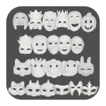 종이 가면 종이 탈 전통탈 가면 만들기 : 예마니