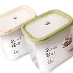 직사각 밀폐용기 7호 그린 가정 냉장고 플라스틱 : RediACE